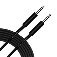 Castline Silver 1/4" TRS Balanced Instrument Stereo Cable Mogami 2582