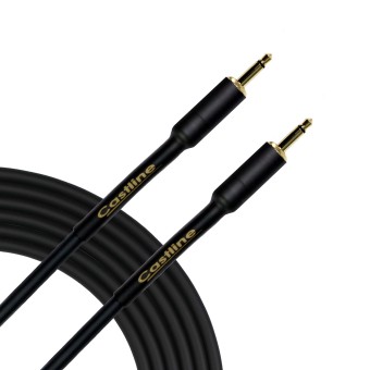 Castline Gold 3.5mm TS Straight Unbalanced Patch Cable Mogami W2524