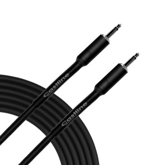 Castline Silver 3.5mm TS Straight Unbalanced Patch Cable Mogami W2319