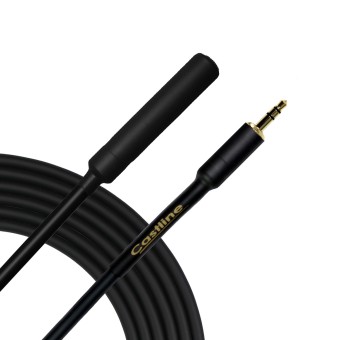 Castline Gold 3.5mm TRS to 1/4" TRS Female Balanced Stereo Patch Cable Mogami Neglex W2549