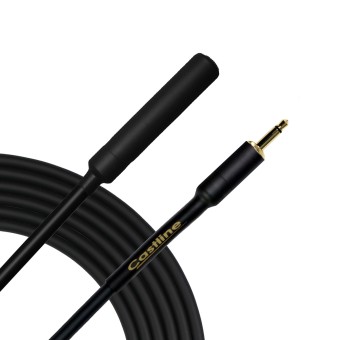 Castline Gold 3.5mm TS Straight to 1/4 TS Female Unbalanced Patch Cable Mogami W2524