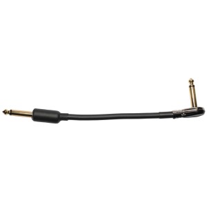 6 Castline Gold Mogami 2524 Guitar Pedal Board Effects Switcher Patch Cable 14 TS Low Profile and Short Barrel Connectors