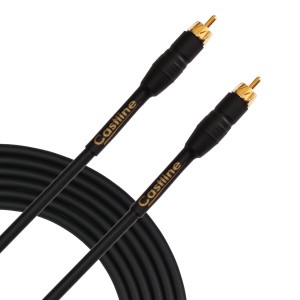 Castline Gold RCA to RCA Audio Patch Cable Mogami W2549