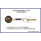 Castline Gold 14 TS Right Angle to 2 pole Neutrik SpeakON Speaker Cable Mogami W3082