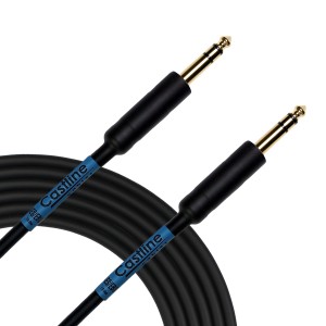 Castline Gold AES/EBU DMX 1/4 TRS Digital Audio Cable 110 Ohm Mogami W3080