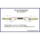 Castline Gold 3.5mm TS Straight Unbalanced Patch Cable Mogami W2524