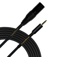 Castline Gold XLR male/female to 3.5mm TS Patch Cable Mogami Neglex 2549