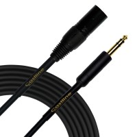 Castline Gold 1/4 TRS to XLR male/female Mogami Neglex w2549 Stereo to Mono Summing Cable with Resistors