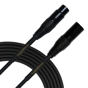 Castline Gold XLR Microphone Cable Mogami Neglex W2549
