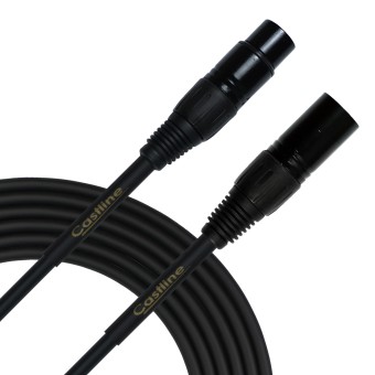 Castline Gold XLR Microphone Cable Mogami Neglex W2549