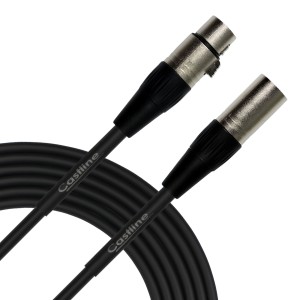 Castline Silver XLR Microphone Cable