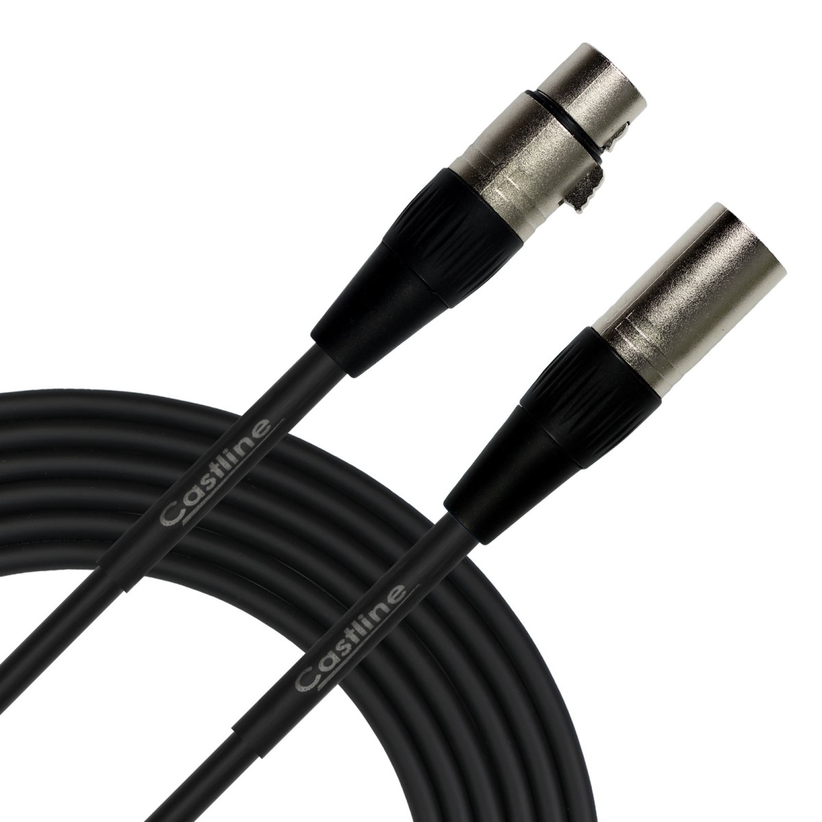 Castline Silver XLR Microphone Cable Mogami 2582