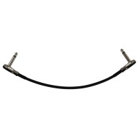 10" Castline Silver Mogami 2319 Guitar Pedal Board Patch Cable TS Low Profile Pancake Connector