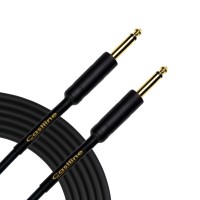 Castline Gold Guitar 1/4" TS Straight Unbalanced Cable Mogami 2524