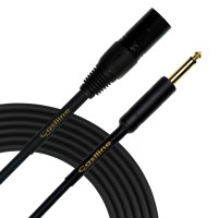 Castline Gold XLR male/female to 1/4" TS Patch Cable Mogami Neglex 2549