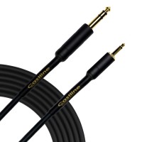 Castline Gold 1/4" TRS to 3.5mm TS Patch Cable Mogami 2549 (NO RING CONNECTION)