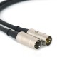 Castline Gold MIDI Syncro 5-pin DIN Male Cable Mogami W2948