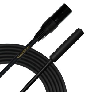 Castline Gold XLR male/female to 1/4" TS female Patch Cable Mogami Neglex W2549