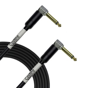 Castline Gold 14 TS Right Angle to 14 TS Right Angle Speaker Cable Mogami 3082