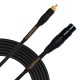 Castline Gold RCA to XLR male/female Audio Patch Cable Mogami 2549